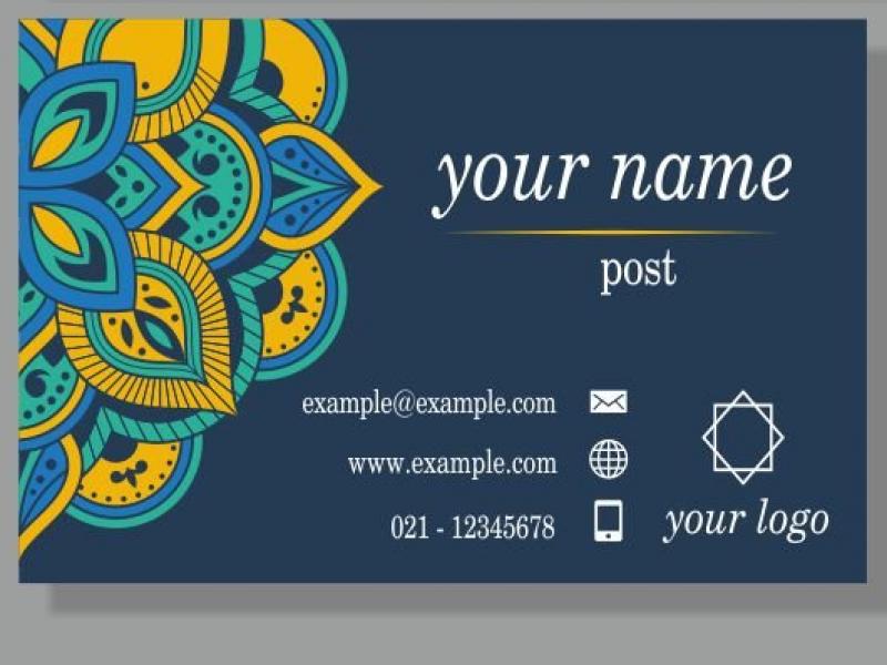 کارت-ویزیت-طرح-ماندالا