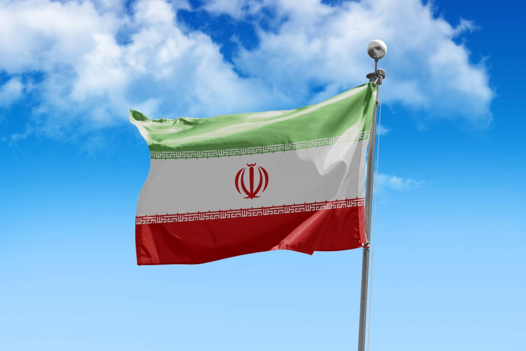 لایه باز موکاپ پرچم