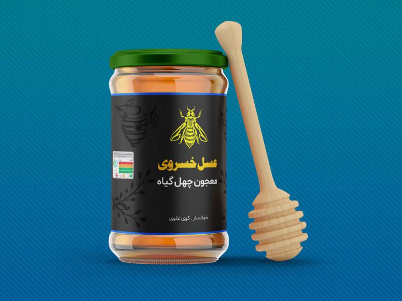 -لایه-باز-موکاپ-شیشه-عسل