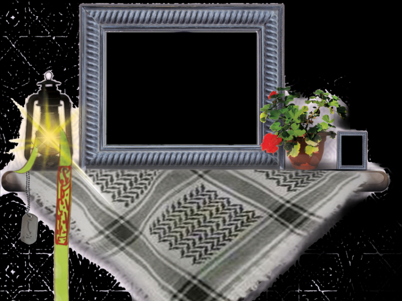 قاب-عکس-بر-روی-تاقچه-مذهبی