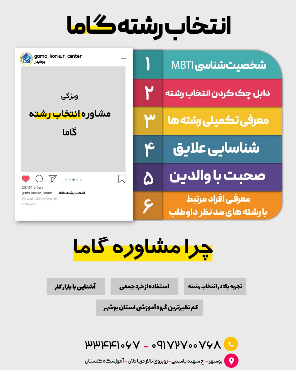 انتخاب رشته کنکور