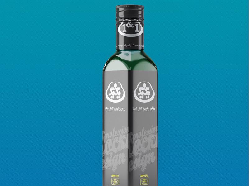-لایه-باز-موکاپ-شیشه-روغن-زیتون