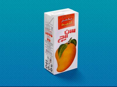  طرح لایه باز موکاپ پاکت آبمیوه