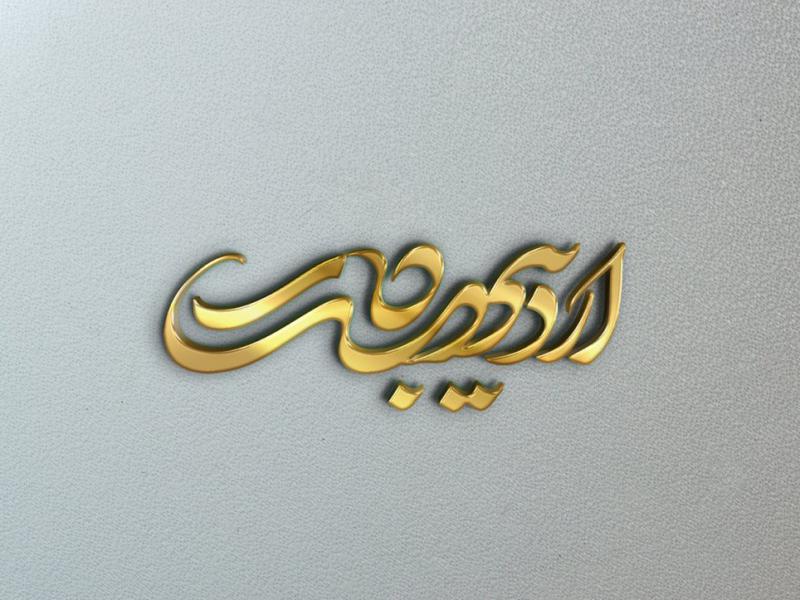 -طرح-لایه-باز-موکاپ-لوگوی-طلایی