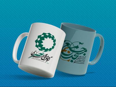  لایه باز موکاپ لیوان سرامیکی