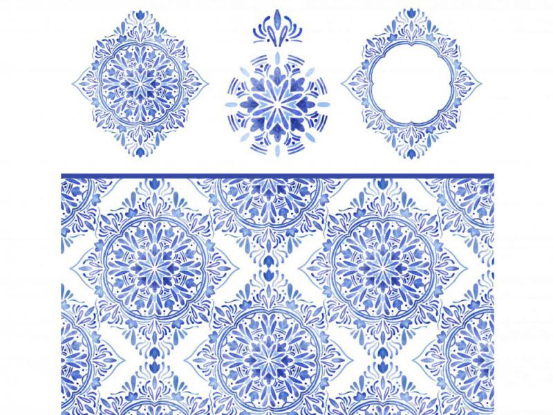طرح-و-تزئینات-آبرنگی