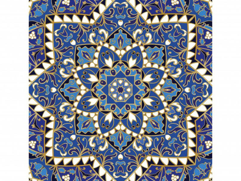 طرح-آبی-تزیینی-اسلیمی