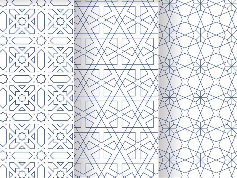 مجموعه-الگوهای-هندسی-اسلیمی