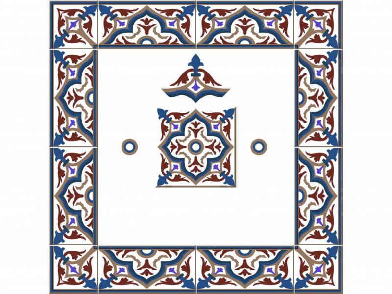 الگوی-قاب-کاشی