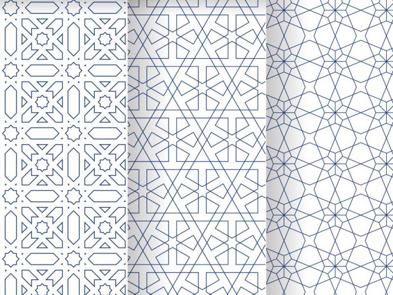 مجموعه-طرحهای-هندسی-اسلیمی