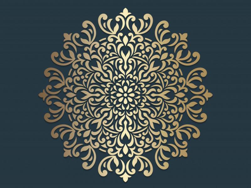 -دایره-زینتی-کاشی-کاری