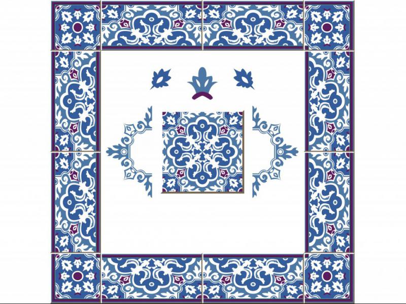 الگوی-قاب-کاشی