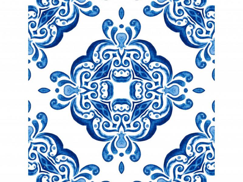 طرح-انتزاعی-کاشی-