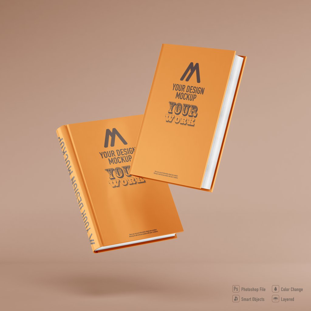 موکاپ کتاب لایه باز