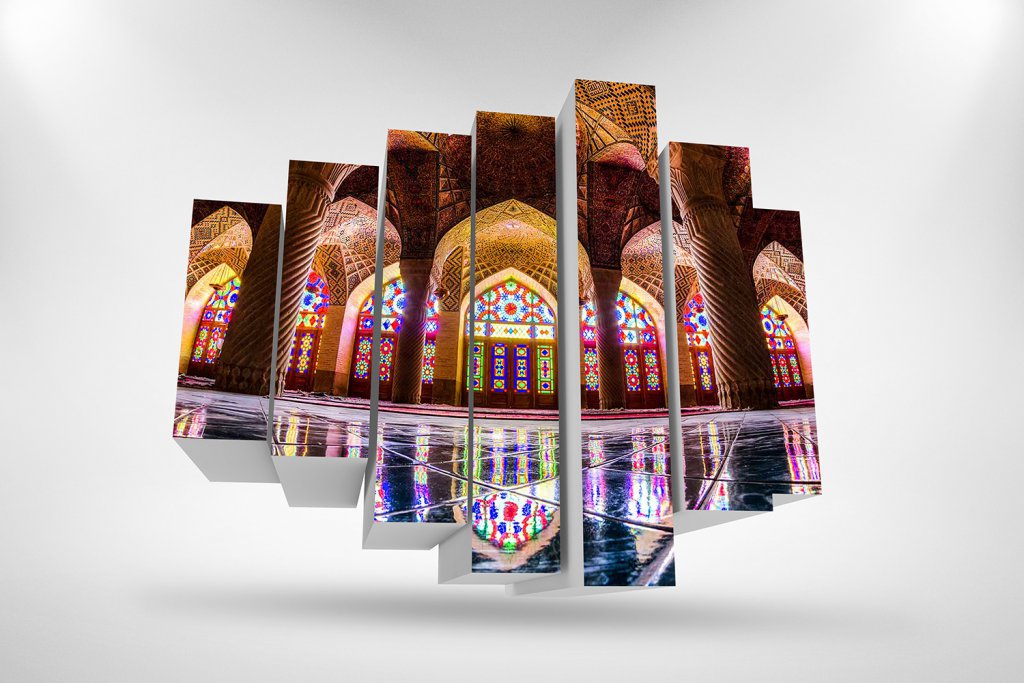  طرح لایه باز موکاپ قاب سه بعدی