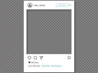 دانلود طرح لایه باز پست اینستاگرام