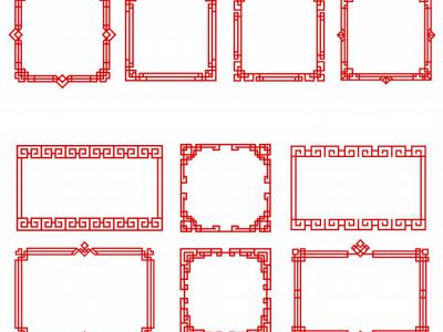 دانلود طرح لایه باز وکتور قاب و حاشیه تزئینی