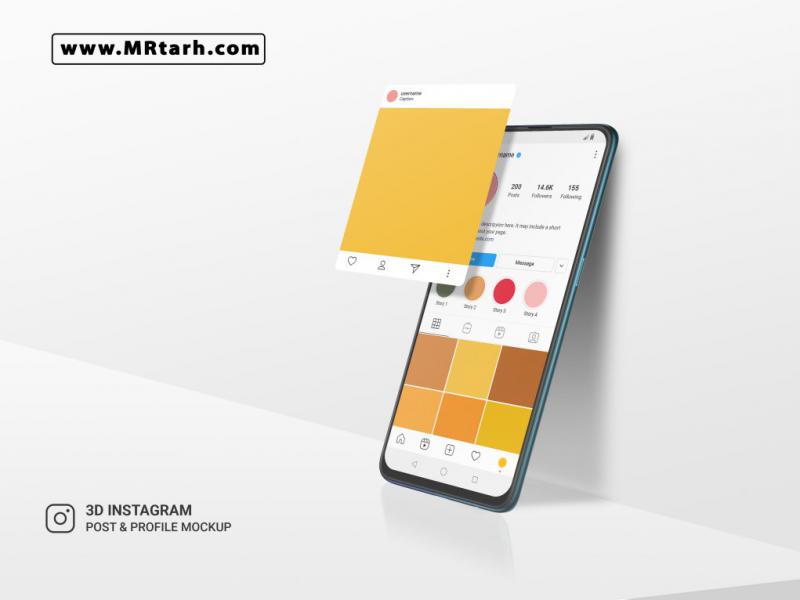 دانلود-طرح-لایه-باز-موکاپ-اینستاگرام