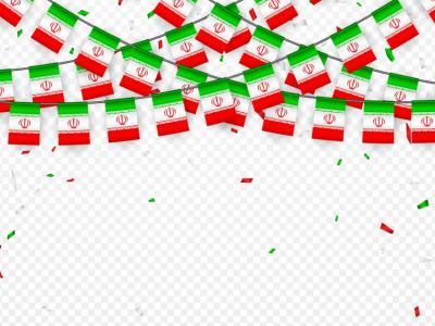 دانلود طرح لایه باز وکتور پرچم ایران