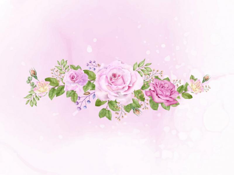 دانلود-طرح-لایه-باز-وکتور-زیبای-گل-تزئینی