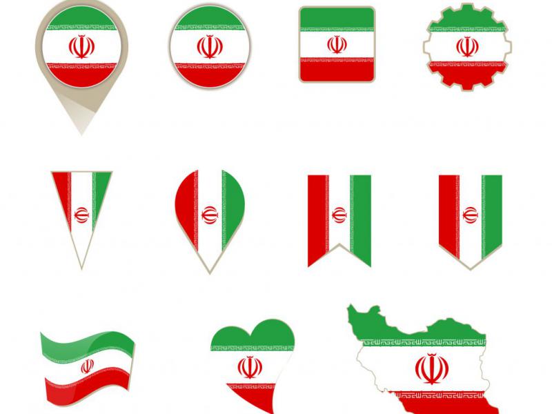 دانلود-طرح-لایه-باز-وکتور-پرچم-ایران