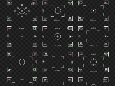دانلود طرح لایه باز فریم ضبط دوربین