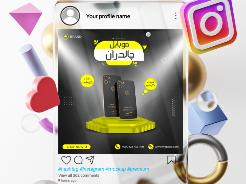 لایه-باز-پست-اینستاگرامی-موبایل