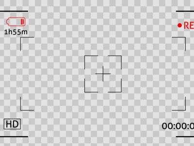 دانلود طرح لایه باز فریم ضبط دوربین