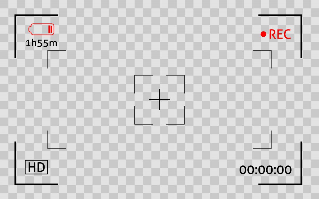 دانلود طرح لایه باز فریم ضبط دوربین
