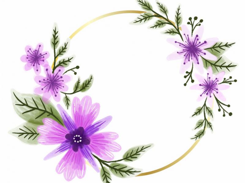 دانلود-طرح-لایه-باز-فریم-گل