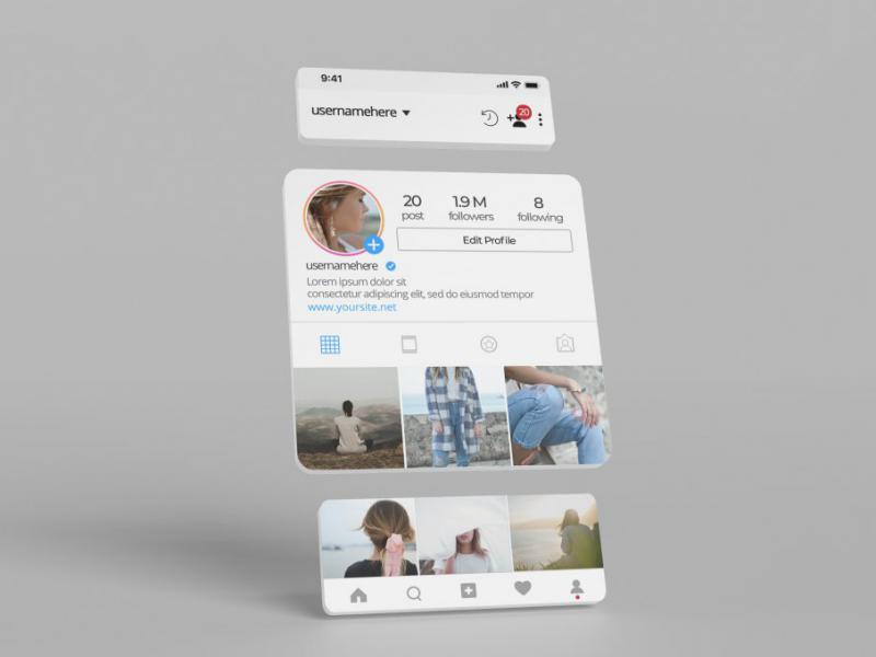 دانلود-طرح-لایه-باز-موکاپ--اینستاگرام