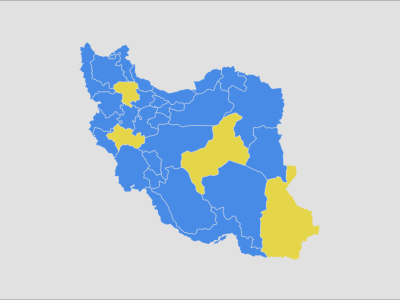 وکتور نقشه ایران لایه باز