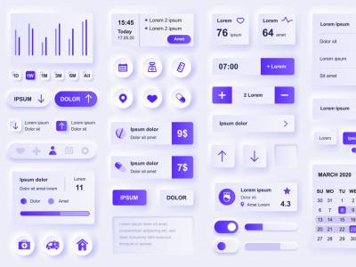 دانلود لایه باز المان های گرافیکی ui/ux