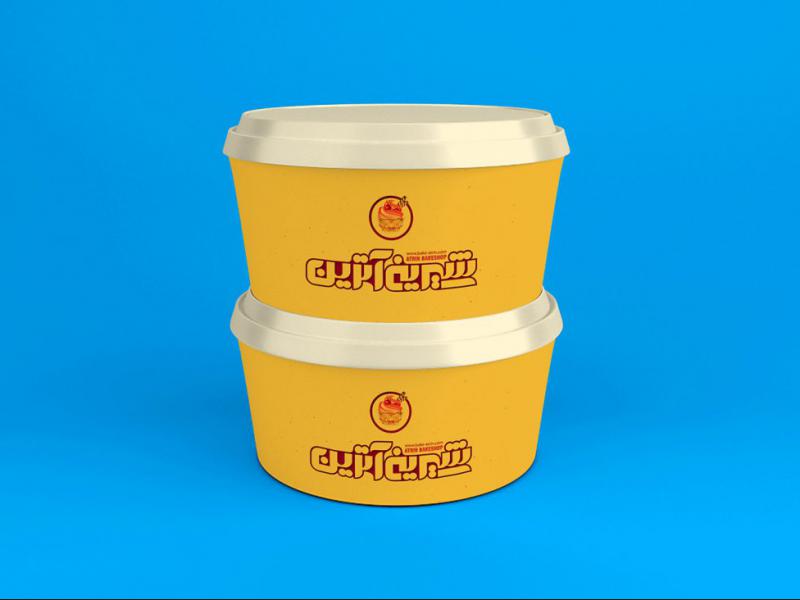 -لایه-باز-موکاپ-ظرف-ماست-و-بستنی