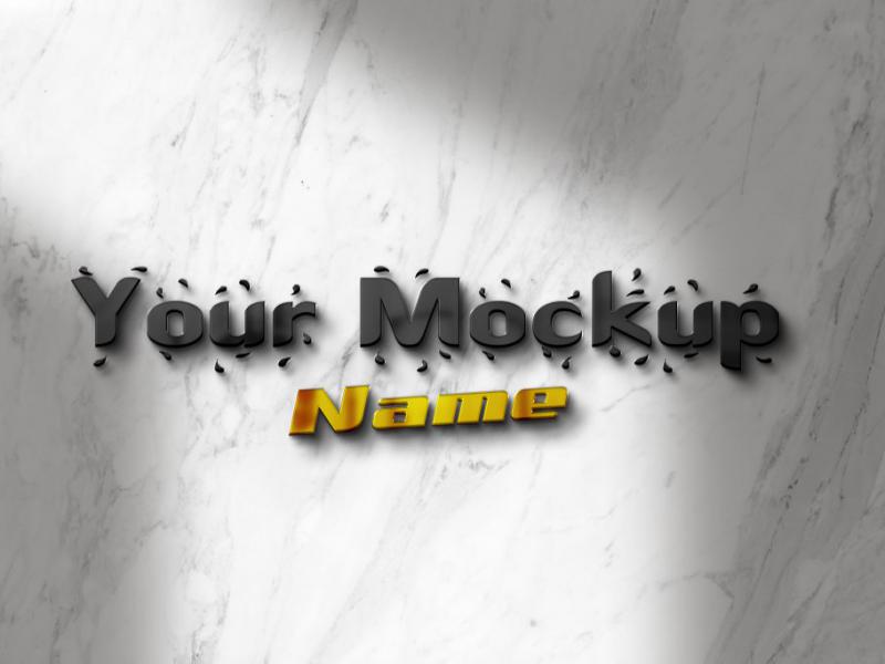پکیج-موکاپ-لایه-باز-سه-بعدی-روی-دیوار