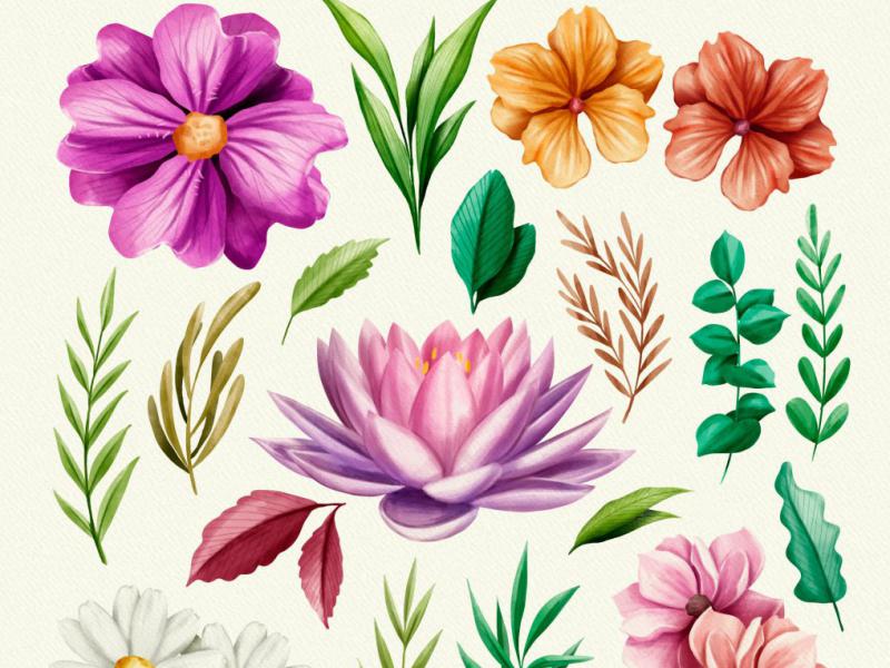 دانلود-طرح-لایه-باز-وکتور-مجموعه-ای-بی-نظیر-از-گلها