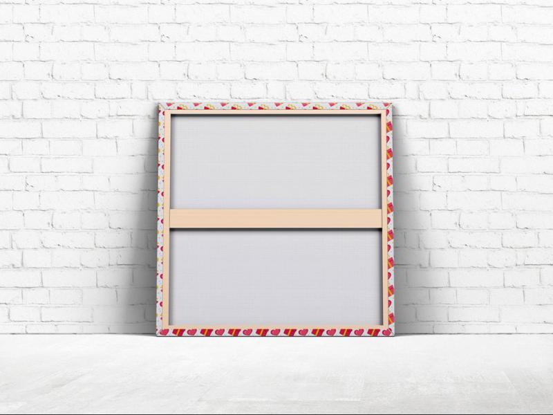 -موکاپ-پوستر-به-همراه-پایه-بوم-نقاشی