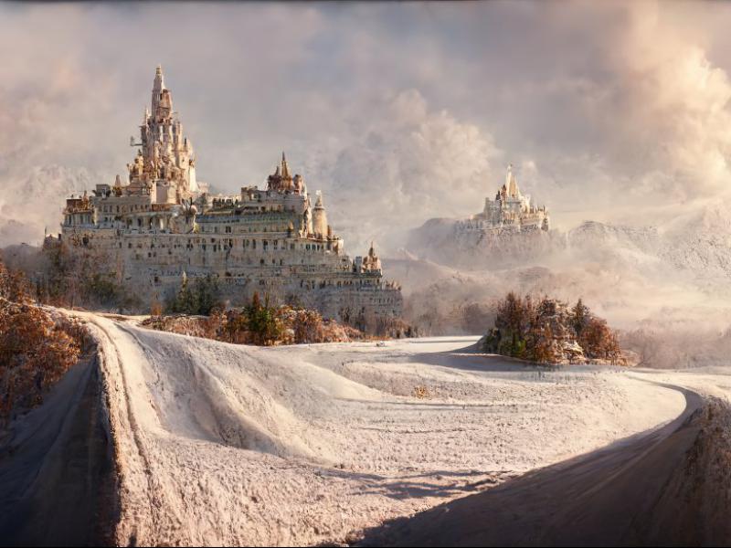 دانلود-عکس-با-کیفیت-عالی-قلعه-در-زمستان