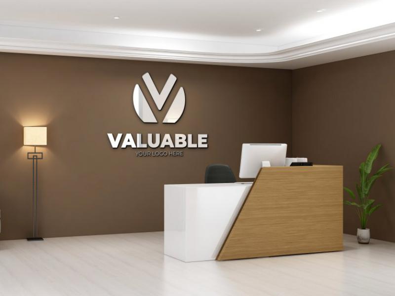 دانلود-موکاپ-لوگو-طلایی-سه-بعدی-با-فرمت-فتوشاپ
