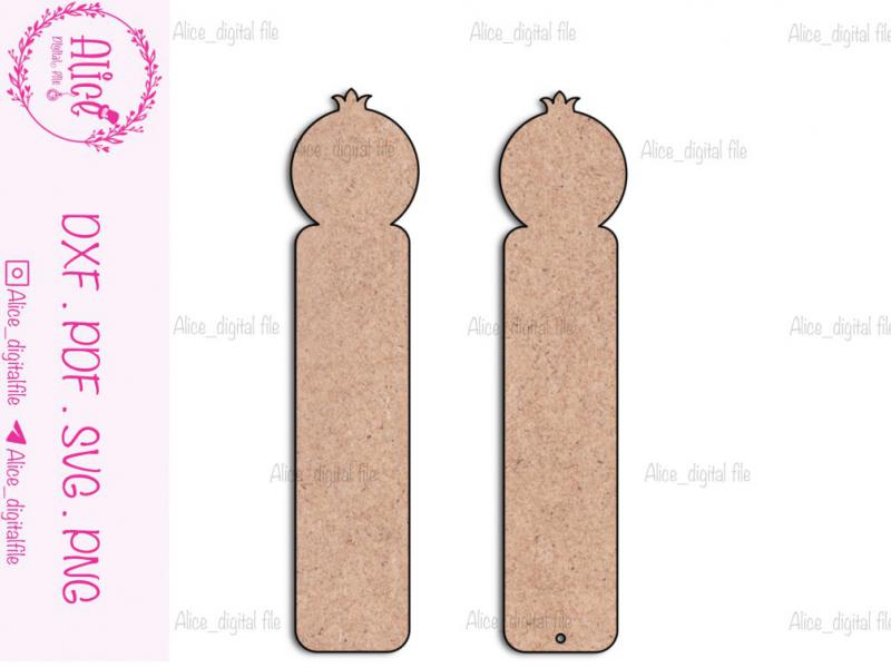 فایل-برش-لیزری-بوکمارک-انار-شب-یلدا