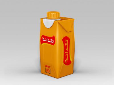  طرح لایه باز موکاپ پاکت آبمیوه