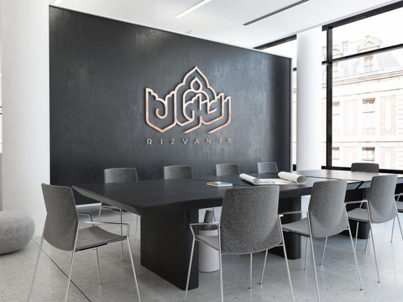 -طرح-لایه-باز-موکاپ-لوگوی-سه-بعدی