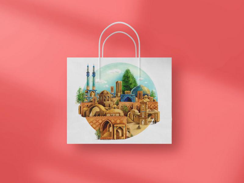 -لایه-باز-موکاپ-پاکت-خرید-و-هدیه