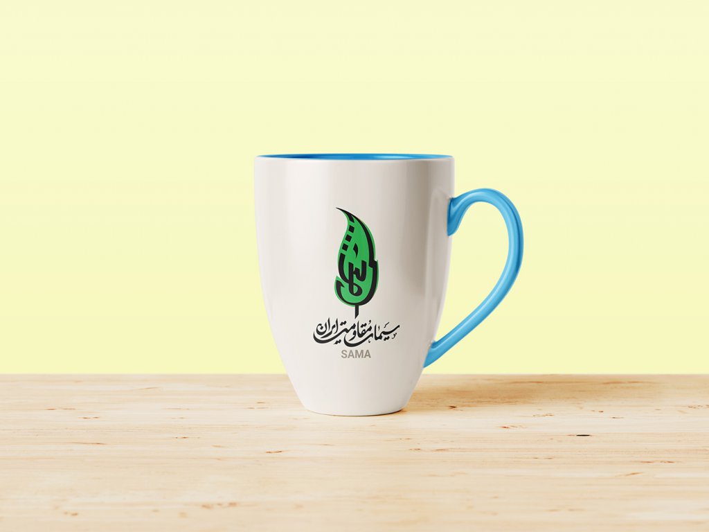  لایه باز موکاپ ماگ و لیوان