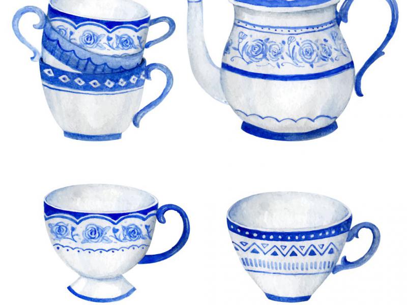 دانلود-طرح-لایه-باز-وکتور-فنجان-آبی