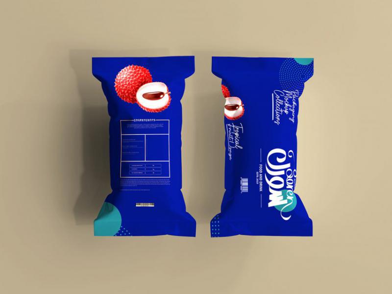 -لایه-باز-موکاپ-بسته-کیک-و-ویفر