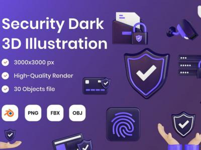 سه بعدی امنیت دارک _ Security Dark 3d