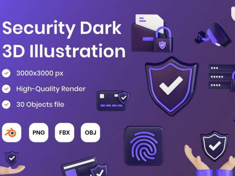 سه-بعدی-امنیت-دارک-_-Security-Dark-3d