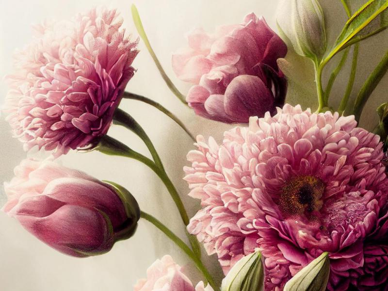 دانلود-عکس-با-کیفیت-گل-های-کلاسیک-به‌-صورت-سه-بعدی