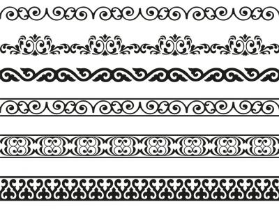 دانلود طرح لایه باز وکتور حاشیه تزئینی